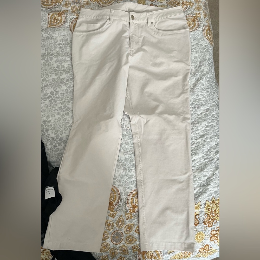 Lululemon White Mens Pants 34x30